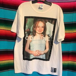 Very Rare Lindsay Lohan Tee. Crack&Cocaine. (MEX)